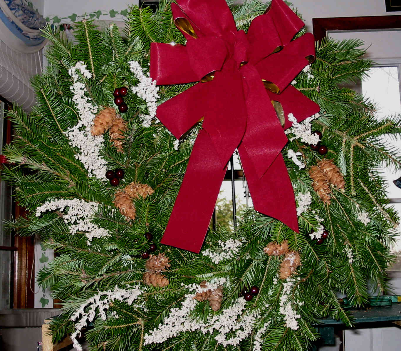 Evergreen Christmas wreath